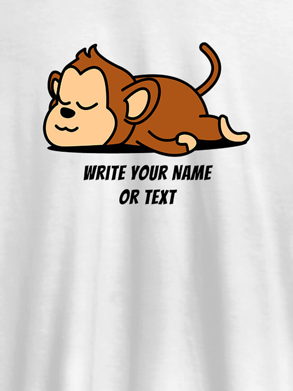 Lazy Snooze with Your Name On Customized Tshirt for Women