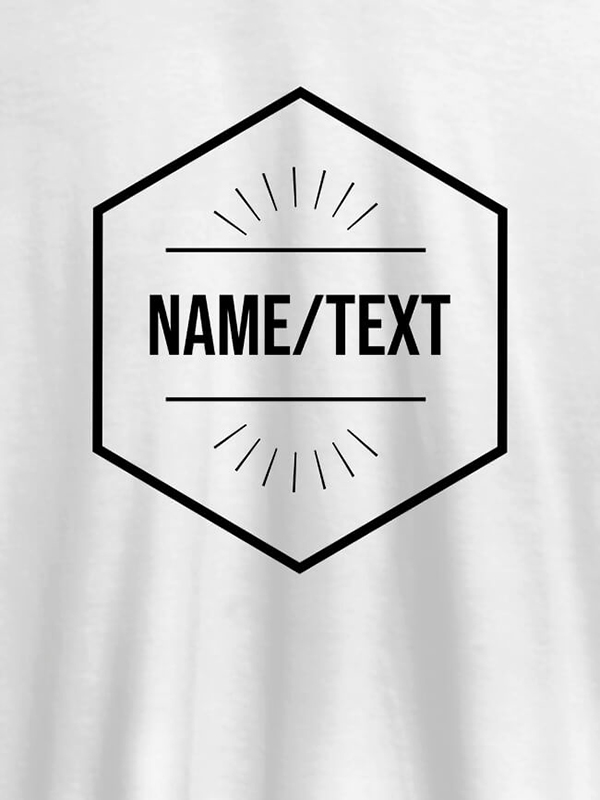 Simple Design with Name On Personalized Women Tees