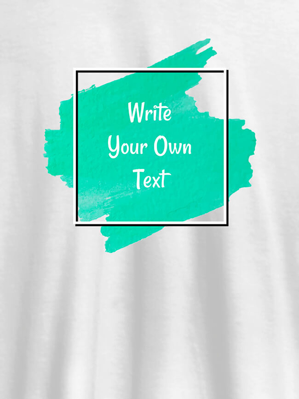 Splash Theme with your Name On Personalized T-Shirt for Women
