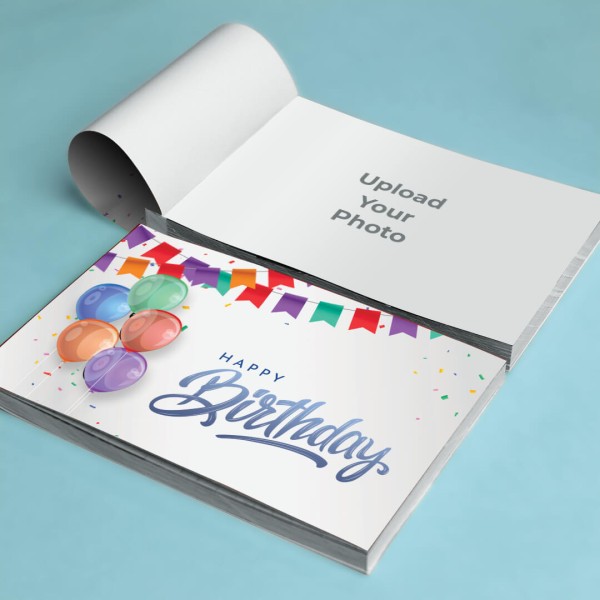 Happy Birthday Cover Custom photo book