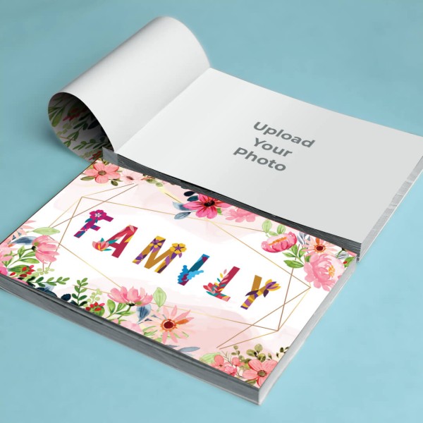 Memory Book with My Family Design Cover