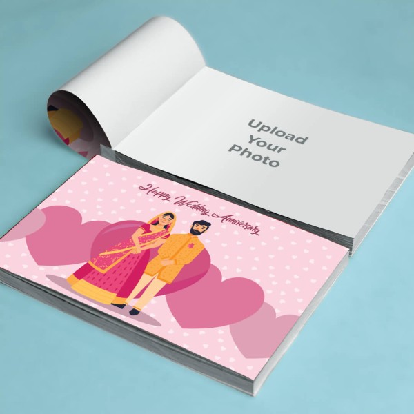 Love shaped Heart Wedding Anniversary Photo album