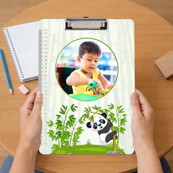 Leafy Green Panda Bamboo Forest Acrylic Writing Pad