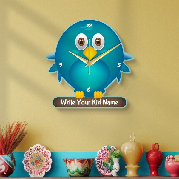 Cute Owl Clock Design Photo Wall Clock