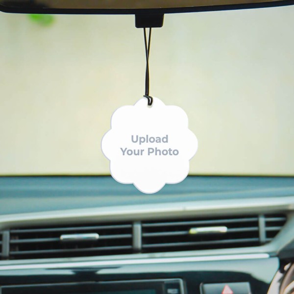 Acrylic Car Hanging In Flower Shape