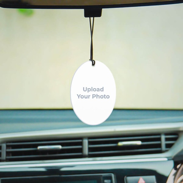 Oval Acrylic Car Hanging