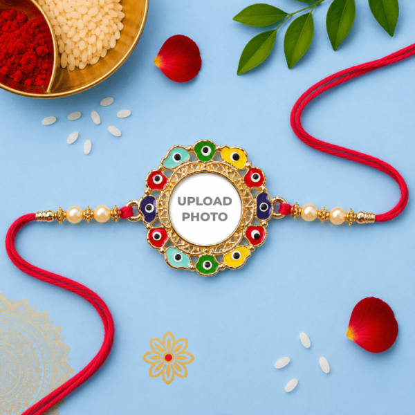 Multicolor Evil Eye Rakhi