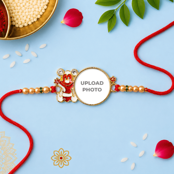 Minimouse Kids Rakhi with Photo