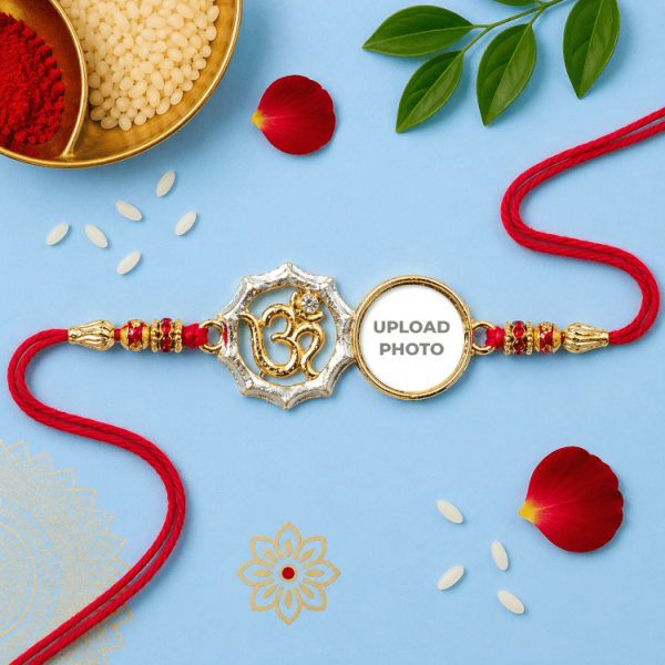 Om Chakra Rakhi with Photo