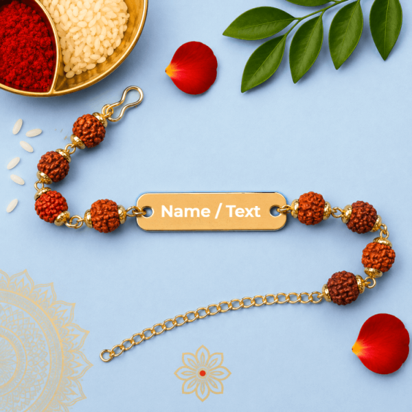 Rudraksha Name Rakhi