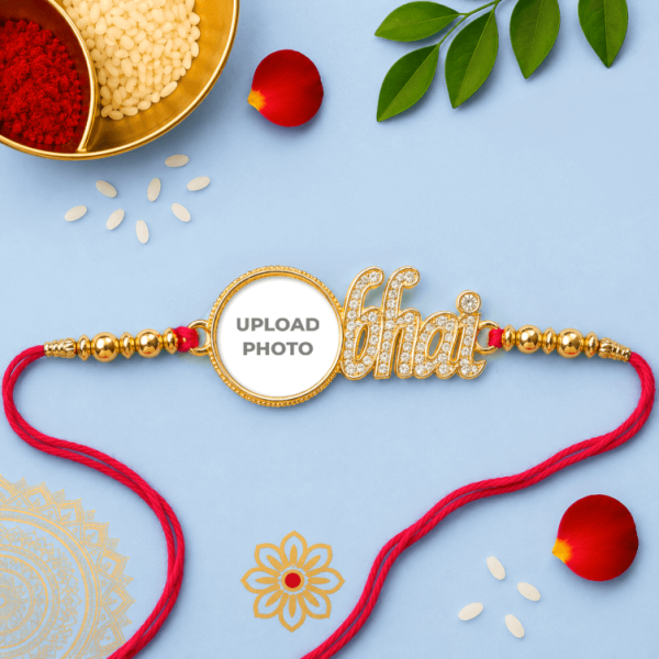Silver Color Bhai Rakhi