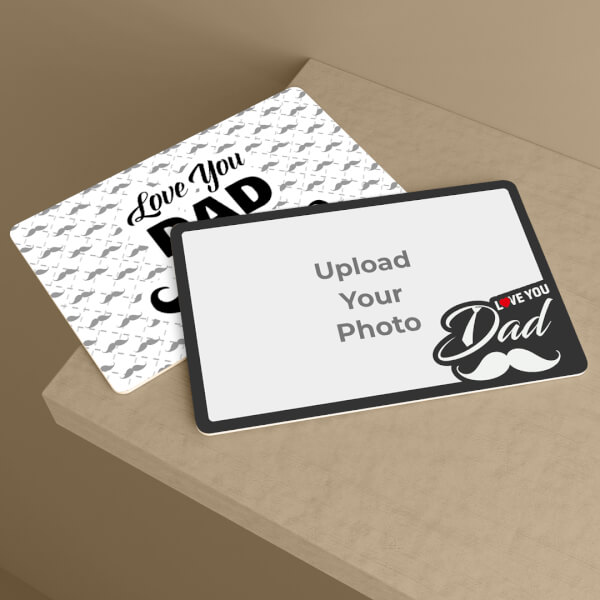 Love You Dad Design Wallet Card