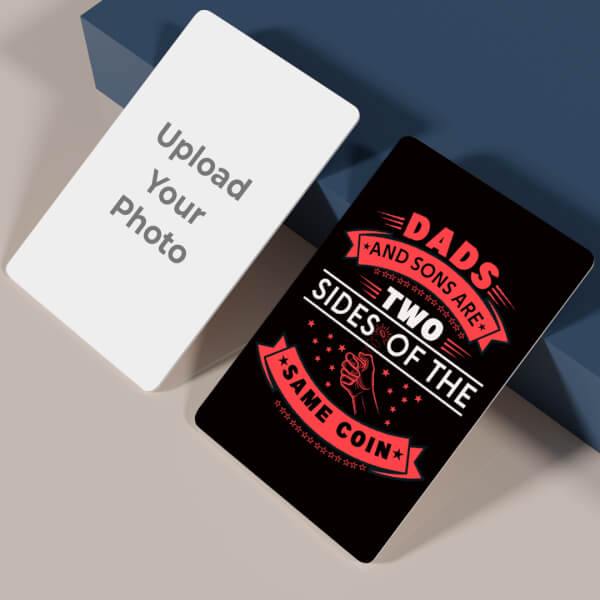 Dads And Sons Design Wallet Card