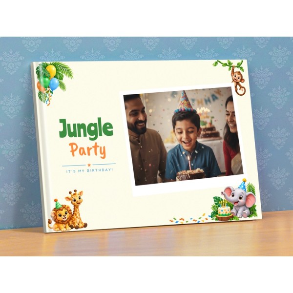 Jungle Party Animal Friends Birthday Photobook