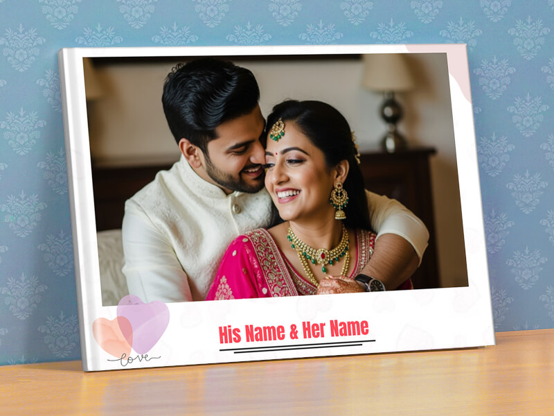 His Name Her Name Love Story Book