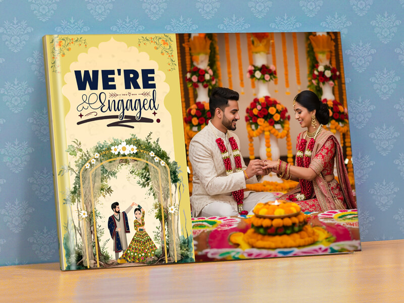 We Are Engaged: Engagement Cereony Custom Photobook