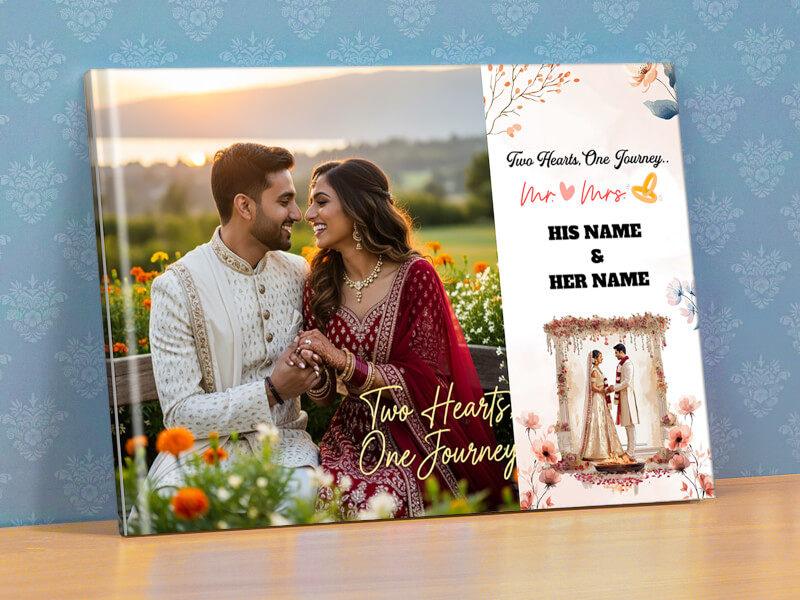Two Hearts One Journey Custom Photobook