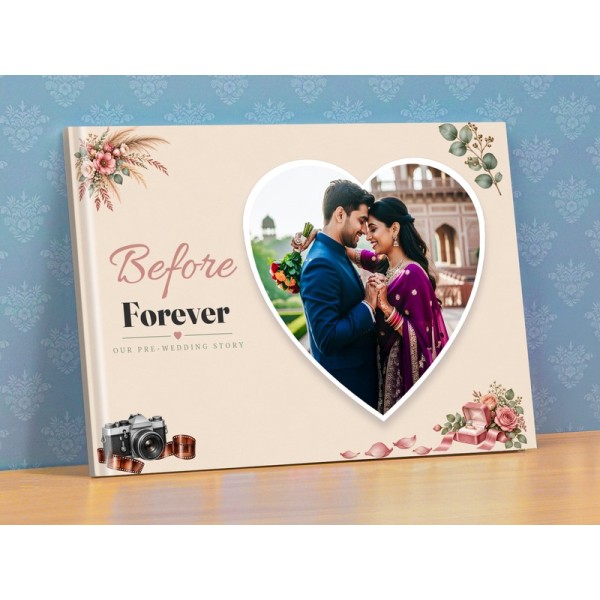 Pre Wedding Pampas and Rings Photobook
