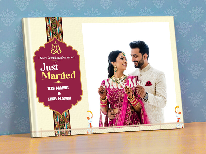 Just Married Themed Photobook