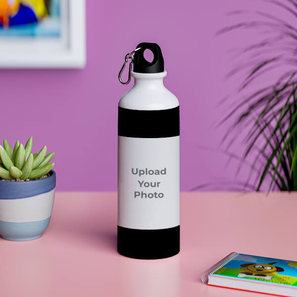 Your sipper bottle with two picture upload-Printshoppy Sipper Bottles