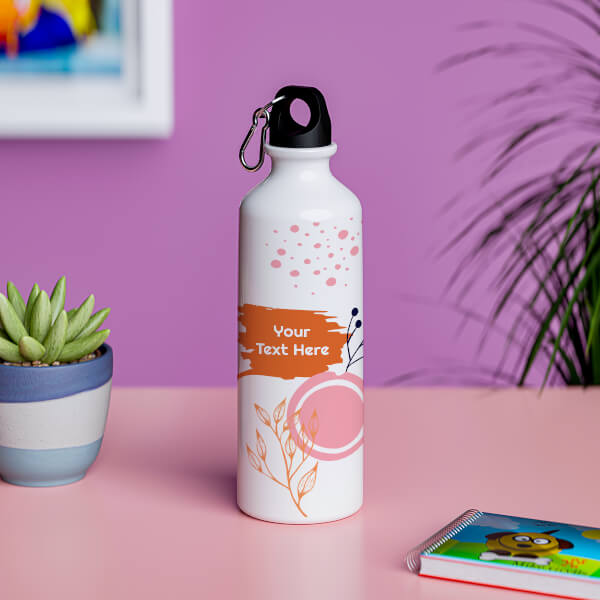 Artistic Floral Design Sipper Bottle-Printshoppy Sipper Bottles