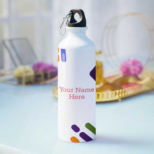 My name with arrow designs on sipper-Printshoppy Sipper Bottles