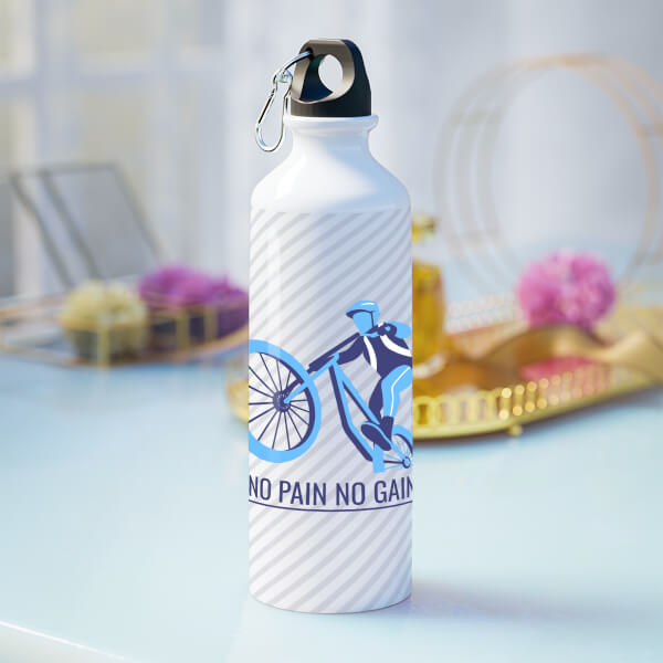 Motivational quote with your image-Printshoppy Sipper Bottles