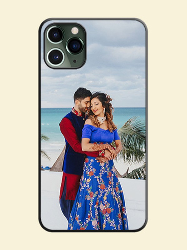Full Single Pic Upload On Space Black Personalized Soft Matte Phone Covers -Apple Iphone 11 Pro