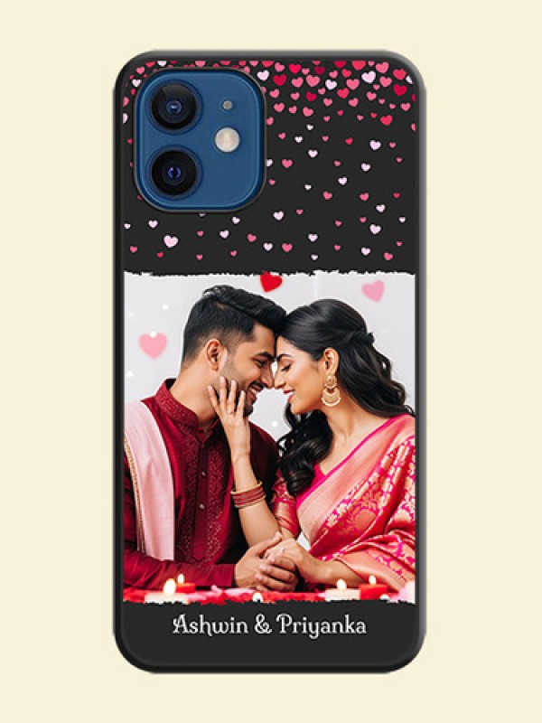 Fall in Love with Your Partner  on Photo on Space Black Soft Matte Phone Cover - iPhone 12 Mini