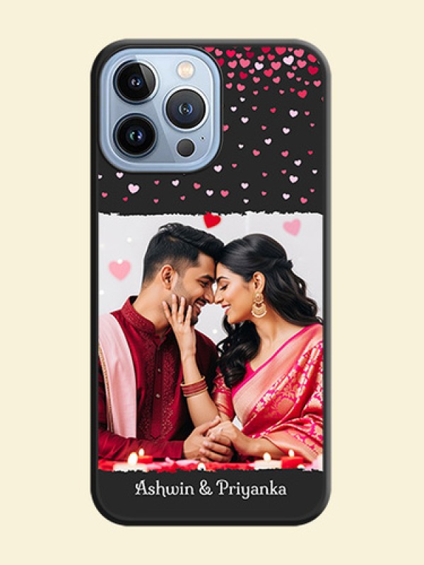 Fall in Love with Your Partner on Photo on Space Black Soft Matte Phone Cover - iPhone 13 Pro Max