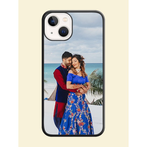 Full Single Pic Upload On Space Black Personalized Soft Matte Phone Covers -Apple Iphone 14 Full Single Pic Upload On Space Black Personalized Soft Matte Phone Covers -Apple Iphone 14