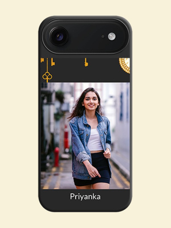 Decorative Design with Text On Space Black Custom Soft Matte Mobile Back Cover - Apple iPhone 17 Air