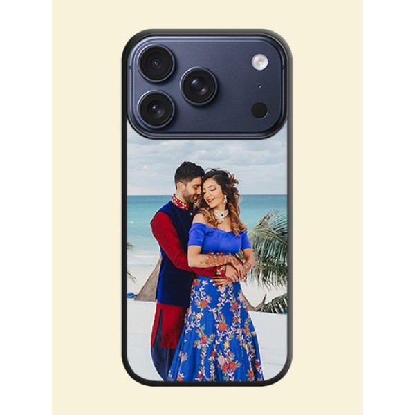 Full Single Pic Upload On Space Black Custom Soft Matte Mobile Back Cover - Apple iPhone 18 Pro Full Single Pic Upload On Space Black Custom Soft Matte Mobile Back Cover - Apple iPhone 18 Pro