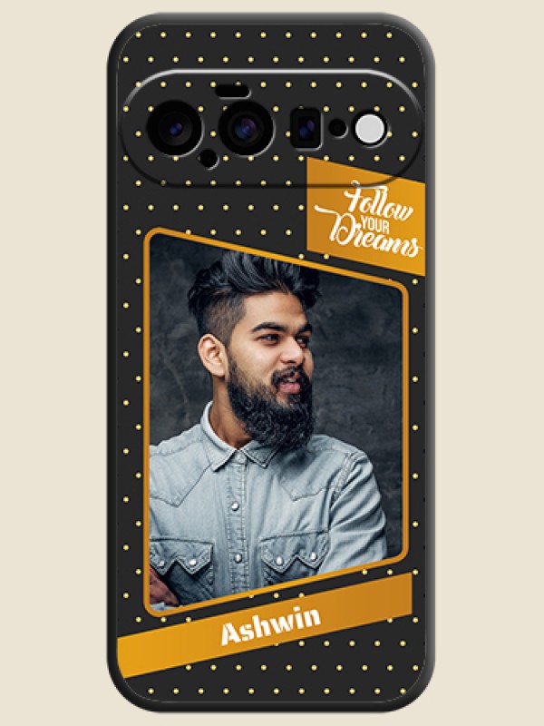 Follow Your Dreams with White Dots On Space Black Custom Soft Matte Mobile Back Cover - Google Pixel 11 5G