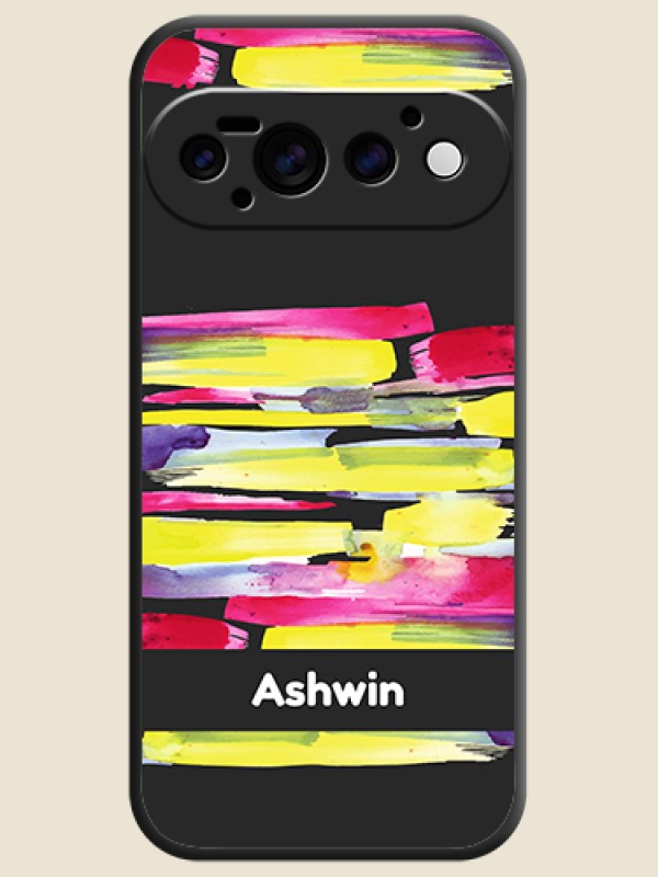 Brush Coloured On Space Black Custom Soft Matte Mobile Back Cover - Google Pixel 11 Pro 5G