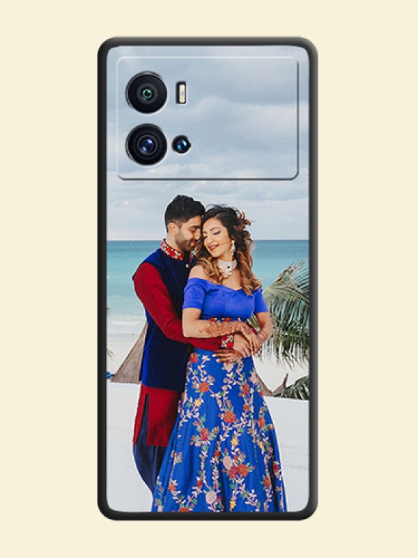 Full Single Pic Upload On Space Black Personalized Soft Matte Phone Covers -Iqoo 9 Pro 5G