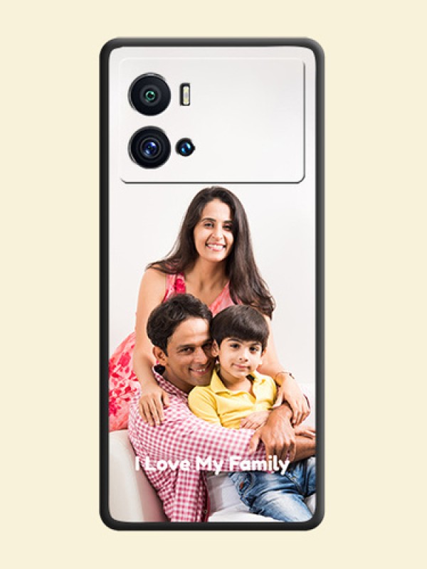 Full Single Pic Upload With Text On Space Black Personalized Soft Matte Phone Covers -Iqoo 9 Pro 5G