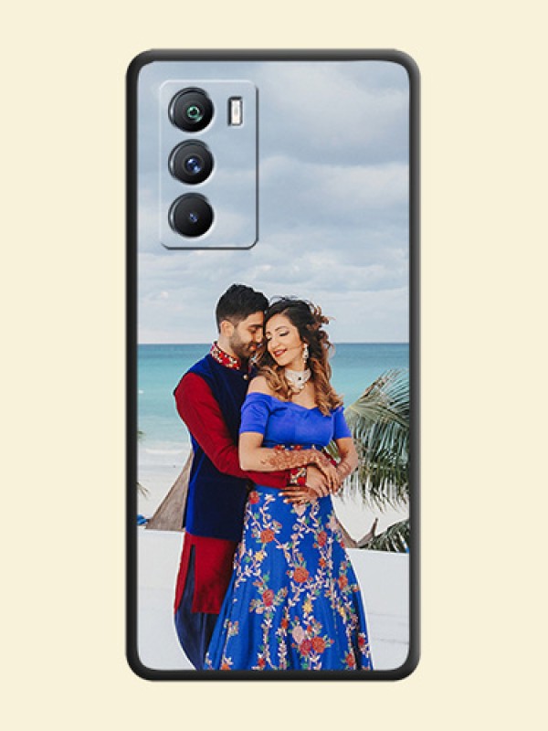 Full Single Pic Upload On Space Black Personalized Soft Matte Phone Covers -Iqoo 9 Se 5G