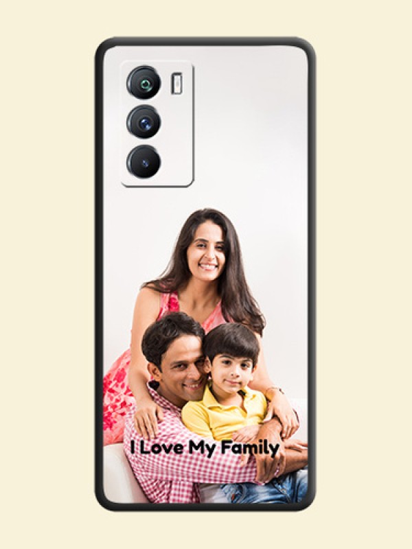 Full Single Pic Upload With Text On Space Black Personalized Soft Matte Phone Covers -Iqoo 9 Se 5G