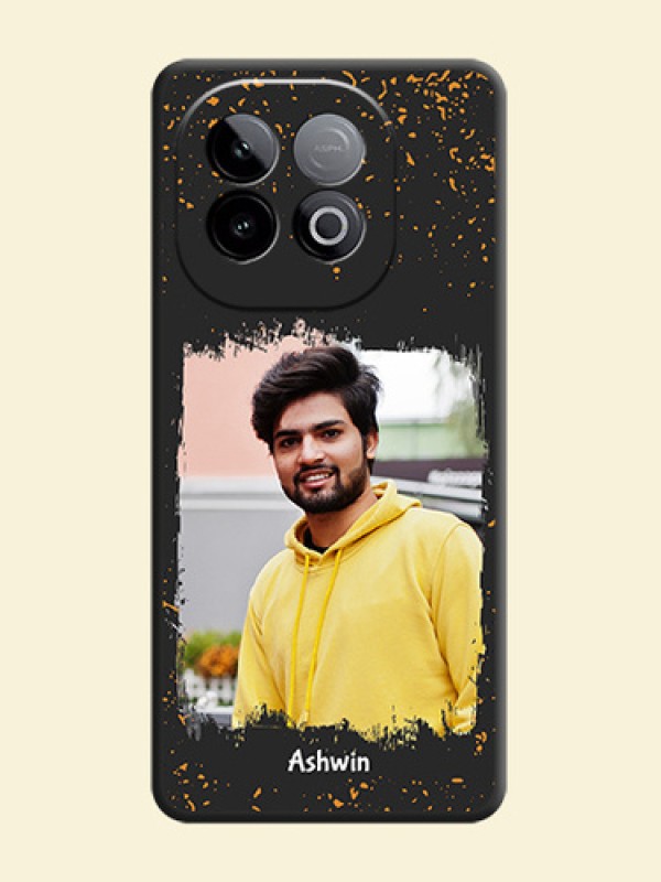 Spray Free Design on Photo On Space Black Custom Soft Matte Mobile Back Cover - iQOO Neo 10 5G