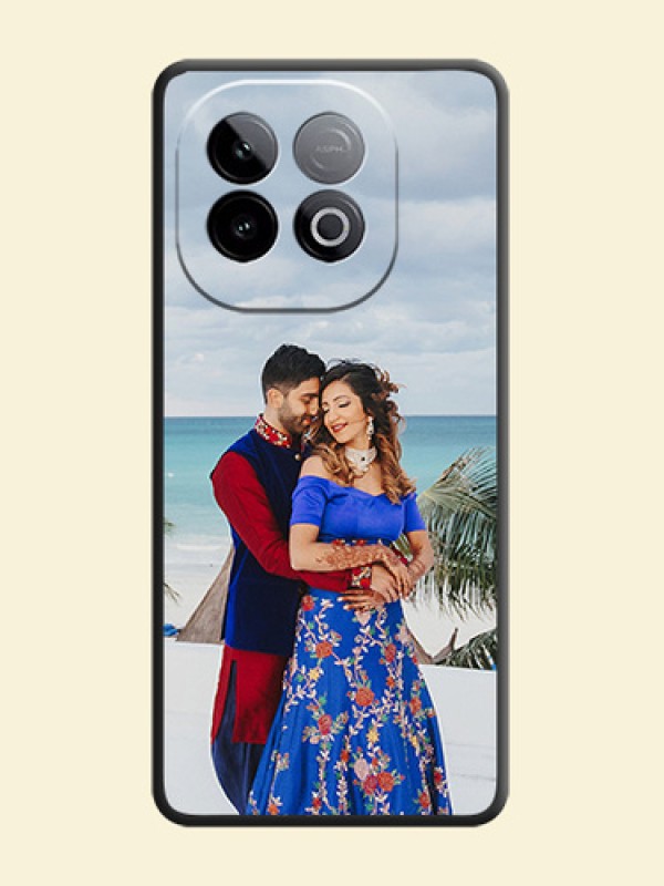 Full Single Pic Upload On Space Black Custom Soft Matte Mobile Back Cover - iQOO Neo 10 5G
