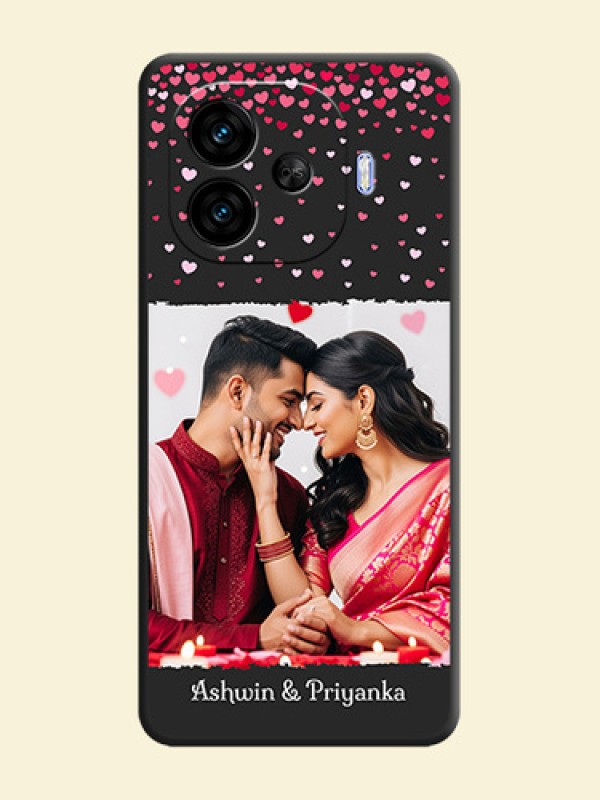 Fall in Love with Your Partner on Photo On Space Black Custom Soft Matte Mobile Back Cover - iQOO Neo 10R 5G