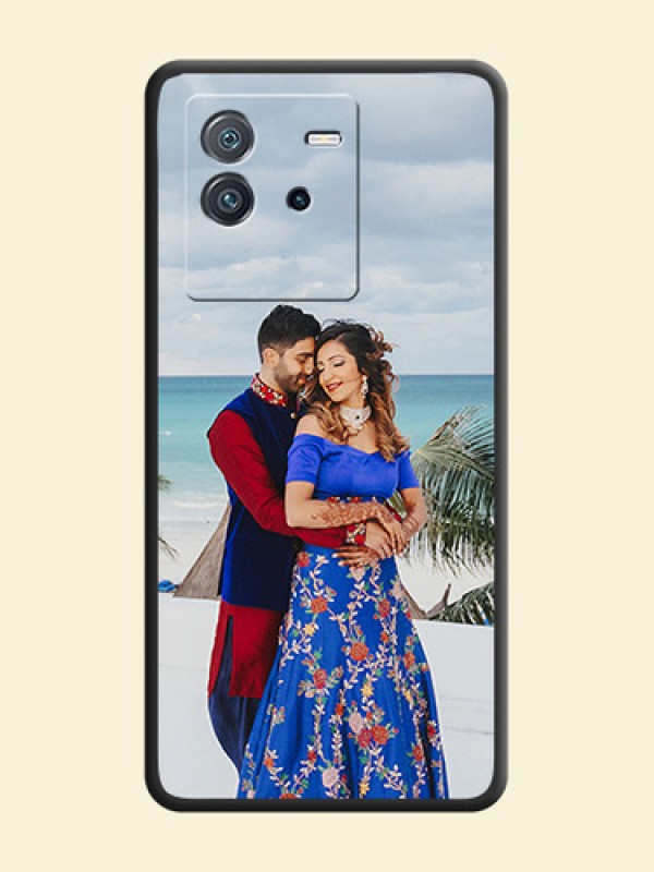 Full Single Pic Upload On Space Black Personalized Soft Matte Phone Covers -Iqoo Neo 6 5G
