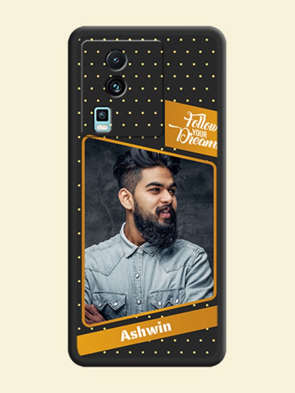 Follow Your Dreams with White Dots on Space Black Custom Soft Matte Phone Cases - iQOO Neo 7 5G
