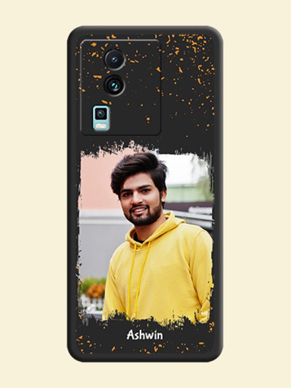 Spray Free Design on Photo on Space Black Soft Matte Phone Cover - iQOO Neo 7 5G