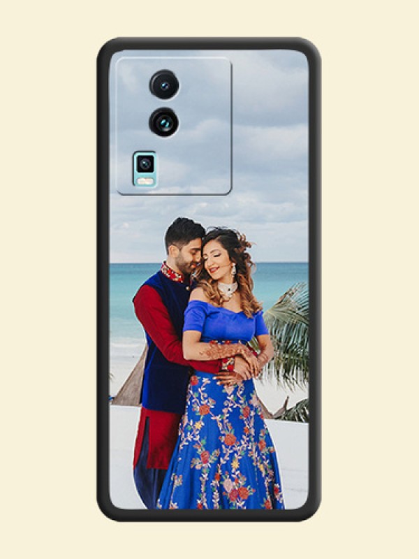 Full Single Pic Upload On Space Black Personalized Soft Matte Phone Covers -Iqoo Neo 7 5G