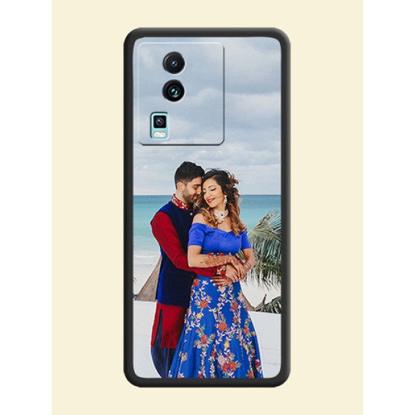 Full Single Pic Upload On Space Black Personalized Soft Matte Phone Covers -iQOO Neo 7 Pro 5G Full Single Pic Upload On Space Black Personalized Soft Matte Phone Covers -iQOO Neo 7 Pro 5G