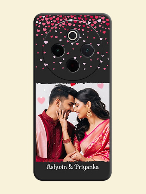 Fall in Love with Your Partner on Photo On Space Black Custom Soft Matte Mobile Back Cover - iQOO Z10 5G