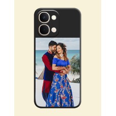 Image Upload With Space Black Color On Custom Soft Matte Mobile Back Cover - iQOO Z11X 5G