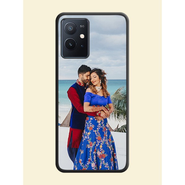 Full Single Pic Upload On Space Black Personalized Soft Matte Phone Covers -Iqoo Z6 5G Full Single Pic Upload On Space Black Personalized Soft Matte Phone Covers -Iqoo Z6 5G